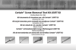 Certain® Screw Removal Tool Kit (ISRT10)