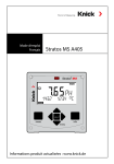 Mode d`emploi Stratos MS A405