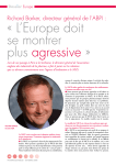 L`Europe doit se montrer plus agressive