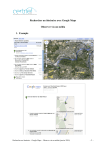 Rechercher un itinéraire avec Google Maps Observer via