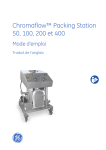 Chromaflow™ Packing Station 50, 100, 200 et 400 Mode d`emploi