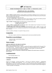 Composition Propriétés et caractéristiques Mode d`emploi