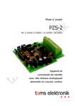 PZS-2 | Appareil de commande de navette pour