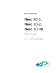 Nero 3D-1 Nero 3D-2 Nero 3D HB Manuel d`utilisation