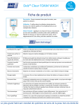 Fiche de produit Deb® Clear FOAM WASH