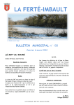 bulletin municipal - Mairie de La Ferté Imbault