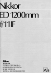 Nikkor ED 1200mm f/11 IF