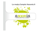Le mode d`emploi Asoonis.fr