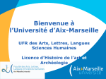 Bienvenue à l`Université d`Aix-Marseille
