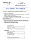 Document Professeur