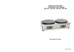 NOTICE D`UTILISATION CREPIERES ELECTRIQUES