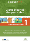 Usage sécurisé des pesticides - Consignes de dosage - PIP