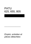 PATU 625, 655, 805