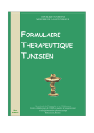 FORMULAIRE THERAPEUTIQUE TUNISIEN