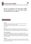 Savoir renseigner la dernière 2483 et se préparer à