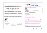 Demande de licence : Mode d`emploi 1 – Remplissez le formulaire