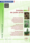 Entretien des jardins privés