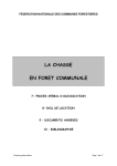 LA CHASSE EN FORET COMMUNALE