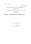 Stagiaire PLP2 Espagnol