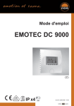 Mode d`emploi EMOTEC DC 9000