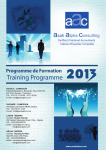 Programme 2013 - Asah Alpha consulting