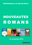 Nouveautés romans 1er trimestre 2015