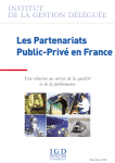 Les PPP en France - Institut de la Gestion Déléguée