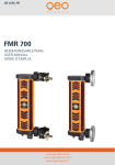 FMR 700 - Topographie Laser