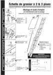 Échelle de grenier à 2 & 3 plans