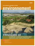 environnement» 4/2011 - Irremplaçable sol