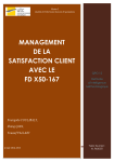 management de la satisfaction client avec le fd x50-167