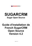 Guide d`Installation de SugarCRM Open Source 4.2.0d