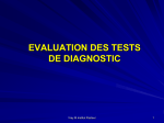 Évaluation des tests de diagnostic