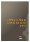 Compte-rendu du Groupe de travail Servir - MEDEF Lyon