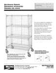 Metro Enclosure Panels Assembly Instruction