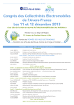 Congrès des Collectivités Electromobiles de l`Avere