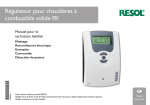 Régulateur pour chaudières à combustible solide FK