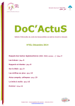 DoC`ActuS n° 83 - Décembre 2014