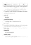 Composition Propriétés et caractéristiques Mode d`emploi