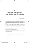 1 Des intérêts conjoints qui deviennent divergents