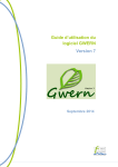 Guide d`utilisation du logiciel GWERN Version 7