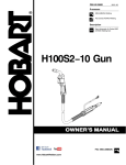 H100S2−10 Gun - Hobart Welders