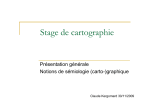 Stage de cartographie