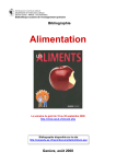 L`alimentation - Bibliographie