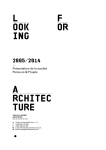 Portfolio 2014 - Looking For Architecture