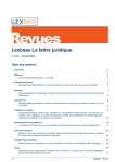 lire la lettre juridique