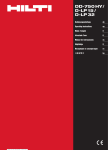 PDF Mode d`emploi DD 750-HY, D-LP 15, D-LP 32 (FR)
