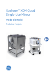 Xcellerex XDM Quad Single-Use Mixeur Mode d`emploi