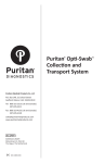 Puritan® Opti-SwabTM Collection and Transport System