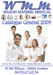 catalogue 2009 - Wilson Materiel Medical